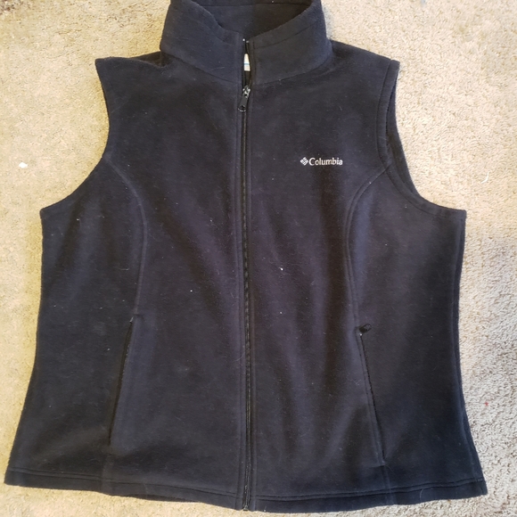Columbia Womens Benton Springs Black Full Zip Fleece Vest 2X - Picture 3 of 12